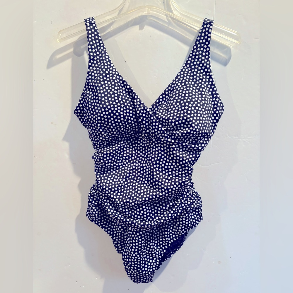 Womens Dancing Dots One Piece Swimsuit
